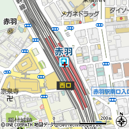 西安餃子 ビーンズ赤羽店周辺の地図