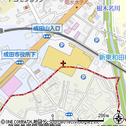 ヤマダデンキテックランドイオンタウン成田富里店周辺の地図