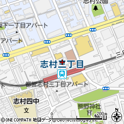 志村三丁目皮フ科周辺の地図