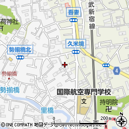 埼玉県所沢市久米359-2周辺の地図