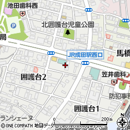 オリンピッククラブ成田学生寮周辺の地図