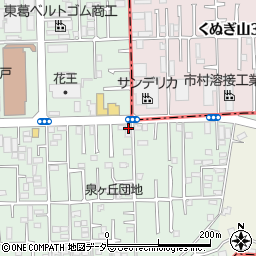 千葉県松戸市松飛台540-4周辺の地図