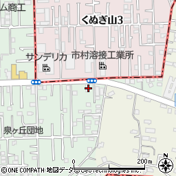 千葉県松戸市松飛台546-9周辺の地図