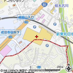 スマイル珈琲 成田店周辺の地図