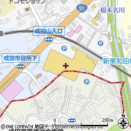 ゆうちょ銀行イオンタウン成田富里内出張所 ＡＴＭ周辺の地図