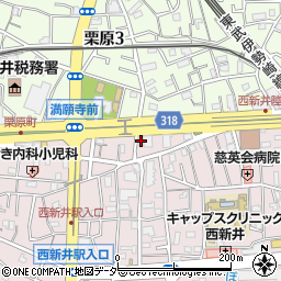 東昇住宅株式会社　西新井営業所周辺の地図
