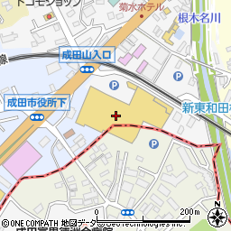 ハニーズイオンタウン成田富里店周辺の地図