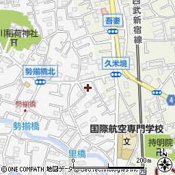 埼玉県所沢市久米361周辺の地図