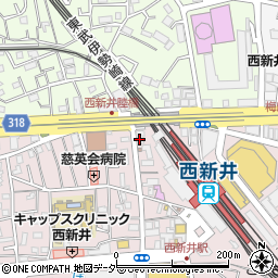ピザーラ西新井店周辺の地図