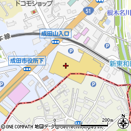 福泰厨房 イオンタウン成田富里店周辺の地図