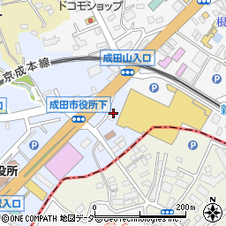 成田フラッツ周辺の地図
