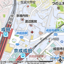 成田江戸ッ子寿司 開運ビル店周辺の地図