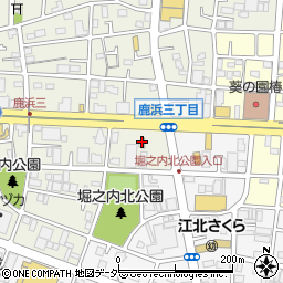 日産東京カーポート鹿浜周辺の地図