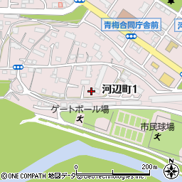 東京都青梅市河辺町1丁目841周辺の地図