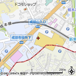 千葉興業銀行イオンタウン成田富里店 ＡＴＭ周辺の地図