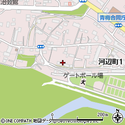 東京都青梅市河辺町1丁目876周辺の地図