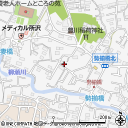 埼玉県所沢市久米1605-1周辺の地図