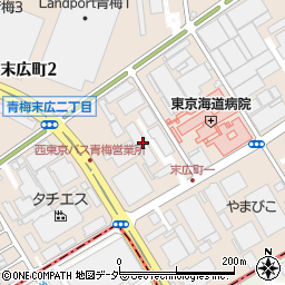 東菱薬品工業株式会社　青梅工場周辺の地図