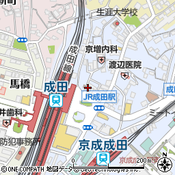ミスタードナッツ成田駅前ショップ周辺の地図