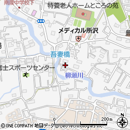 埼玉県所沢市久米1636-3周辺の地図