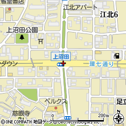 上沼田周辺の地図