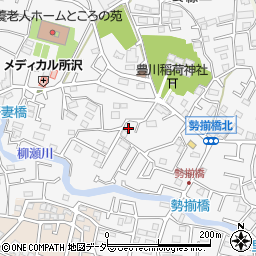 埼玉県所沢市久米1605-2周辺の地図