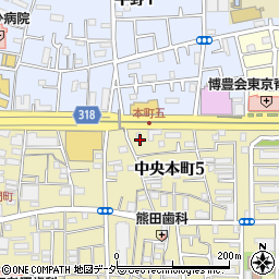 環七タンメン ベジ田周辺の地図