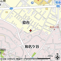千葉県松戸市稔台1119-4周辺の地図