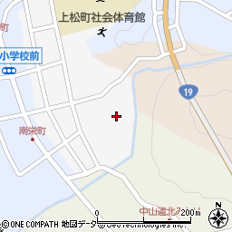長野県木曽郡上松町緑町周辺の地図