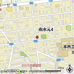 東京都葛飾区南水元4丁目周辺の地図