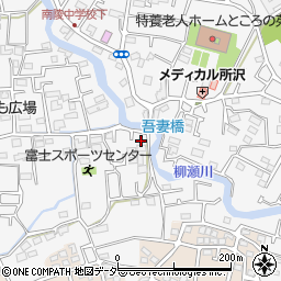 埼玉県所沢市久米1700周辺の地図