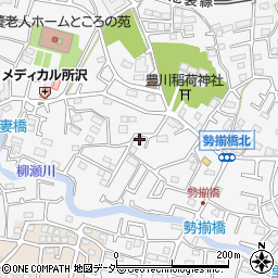 埼玉県所沢市久米1605-3周辺の地図