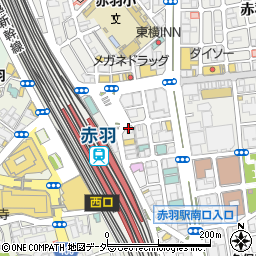 カラオケ ビッグエコー 赤羽東口駅前店周辺の地図