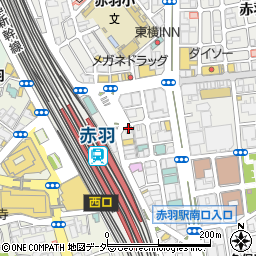 熱中屋・赤羽ＬＩＶＥ周辺の地図