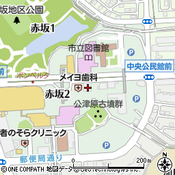 千葉銀行成田西支店周辺の地図