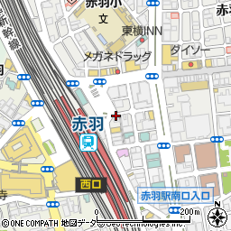 ビッグエコー BIG ECHO 赤羽東口駅前店周辺の地図