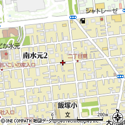 東京都葛飾区南水元2丁目周辺の地図
