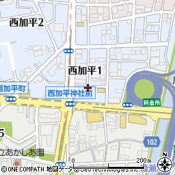 丸亀製麺 足立加平店周辺の地図