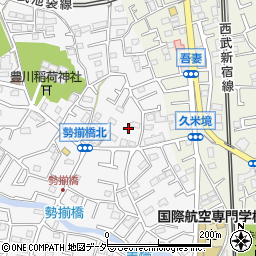 埼玉県所沢市久米366-1周辺の地図