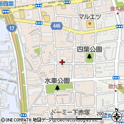 〒175-0084 東京都板橋区四葉の地図