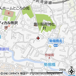 埼玉県所沢市久米1583-1周辺の地図