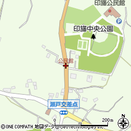 公民館周辺の地図