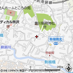 埼玉県所沢市久米1582周辺の地図