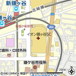 中央コンタクト　イオン鎌ヶ谷店周辺の地図