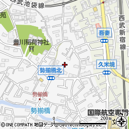 埼玉県所沢市久米367周辺の地図