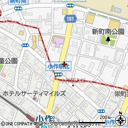 リパーク青梅新町３丁目駐車場周辺の地図