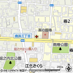 日産東京西新井鹿浜店周辺の地図