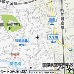 埼玉県所沢市久米377-5周辺の地図