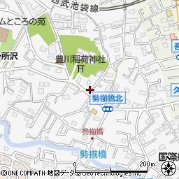埼玉県所沢市久米410-9周辺の地図