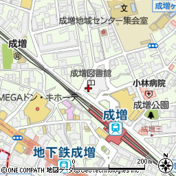 ファミリーマート成増駅北店周辺の地図